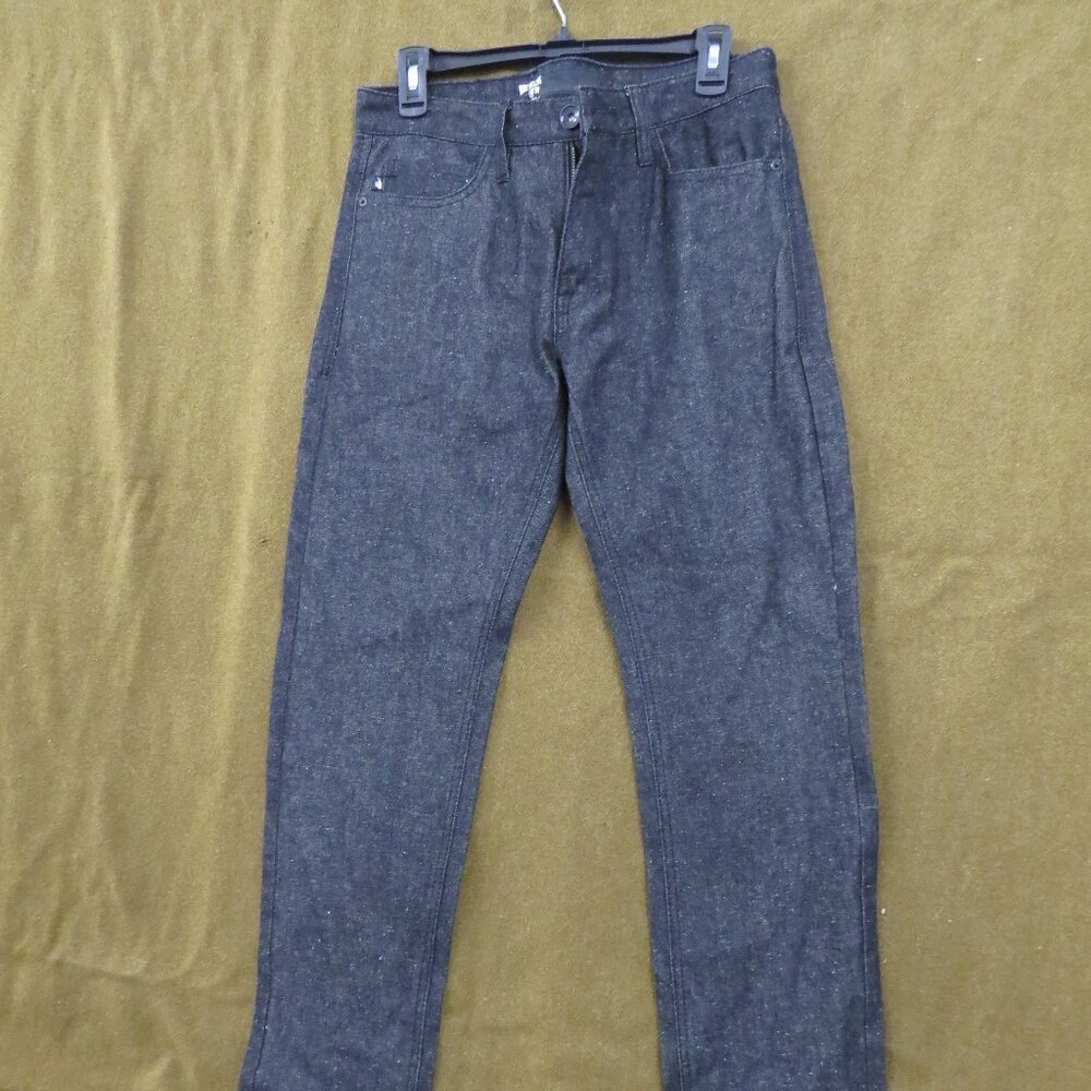 Rocawear Brooklyn's Own Men’s 30x32 Black Denim Jeans with White Speckles Cotton